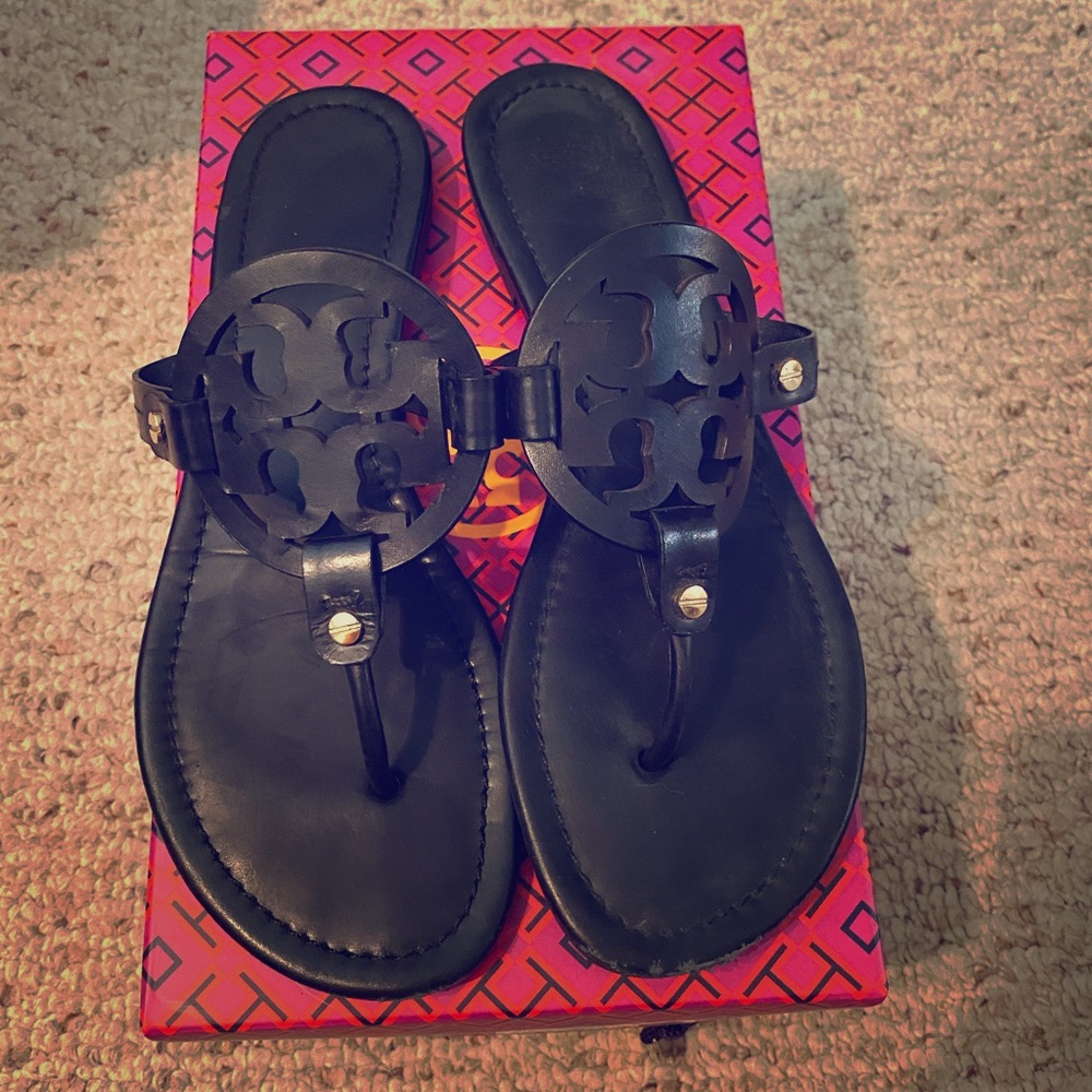 Tory Burch Miller Flats - Black